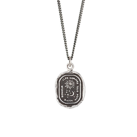 Everything for You Sterling Silver Talisman Necklace