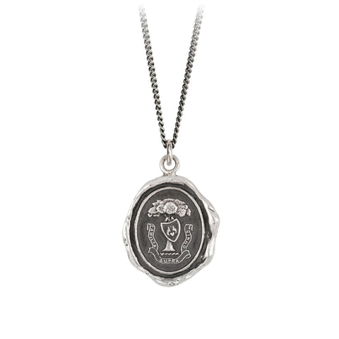 Family Above All Sterling Silver Talisman Necklace