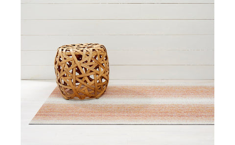 Fade Stripe Shag Floor Mat - Sunrise