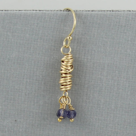 Dianne Rodger | Gemstone and Twist Earrings - Gold Fill