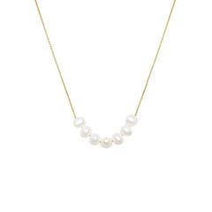 Leah Alexandra | Mini Mer Necklace - Pearl