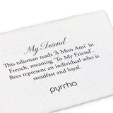 My Friend Sterling Silver Talisman Necklace