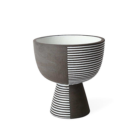 Palm Springs Pedestal Bowl - Stripes