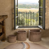 XL Bicolour Calabash Basket, Felt