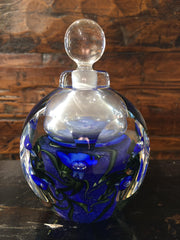 Blue Violet Hexagon Perfume Bottle