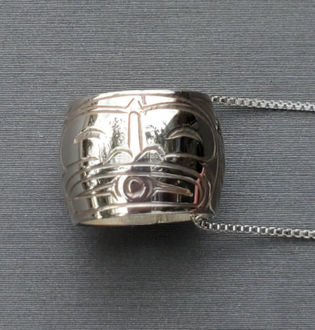 Sterling Silver 'Wild Woman' Large Spirit Bead Necklace