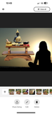 LUNGTA | Premium Solid Wood Hand Carved Personal Shrine Altar Meditation Table