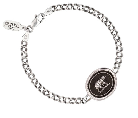 Pyrrha | Mother Bear Inline Talisman Bracelet