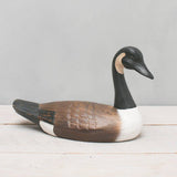 Aviologie | Canada Goose Medium - Straight - 14"L -Wooden Ornament