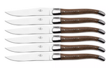 Forge De Laguiole | Set of 6 table knives, walnut wood