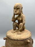 The Niger Bend | Single Baule Man Design Mouse Oracle Container/Statue