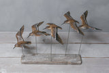 Aviologie | Sanderlings - Flying Set of 5 - 22"L x 17”H- Ornament