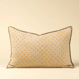 Indaba | Dash & Dot Linen Pillow, Sunflower