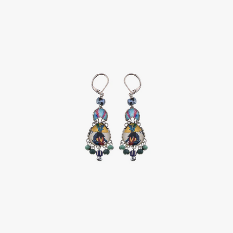 Ayala Bar | Candy Twist Set, Drop Colorful Glass Earrings, Lolly