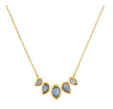 Satya | Awaken Intuition Labradorite Petal Necklace
