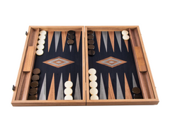 Manopoulos | Premium Handcrafted American Walnut with Black Oak Backgammon Set