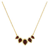 Satya | Ignite Strength Garnet Petal Necklace