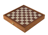 Manopoulos | Classic Style 4-in-1 Game Set: Chess, Backgammon, Ludo & Snakes