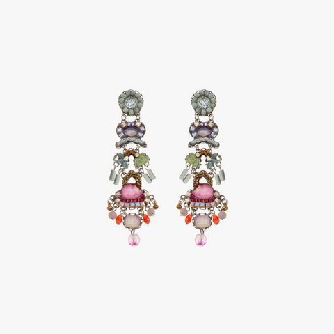 Ayala Bar | Spring Awakening Set, Long Beaded Earrings, Corola