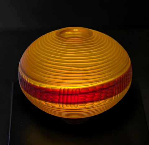 Fascapple glass | "Golden Sunset" Bowl