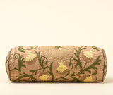 Indaba | Suzani Embroidered Kantha Bolster, Beige