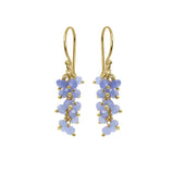 Catherine Weitzman | Mini Fringe Earrings with Gemstones