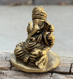 LUNGTA | Small Ganesha Statue Solid Brass