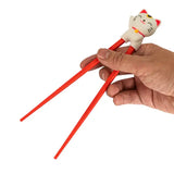 Lucky Cat Training Chopsticks for kids and adults