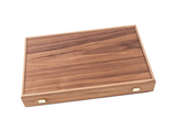 Manopoulos | Premium Handcrafted American Walnut with Black Oak Backgammon Set