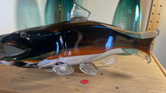 Fascapple glass | Trout Glass Sculpture