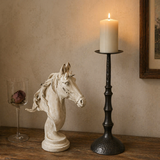 Vagabond Vintage | Hammered Metal Pillar Candle Holder