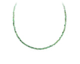 Pyrrha | 14K Gold Faceted Stone Choker