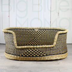 Big Blue Moma | Pet Bed Large - Centre Dark Hourglass