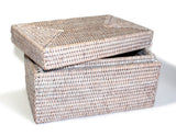 MATAHARI | Small Rectangular Utility Basket with Lid