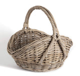 Bacon Baskeware | Rattan Basket with overhandle
