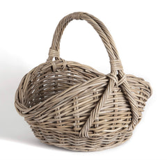 Bacon Baskeware | Rattan Basket with overhandle
