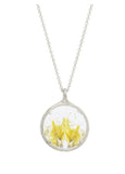 Catherine Weitzman | Birthmonth Flower silver necklace