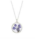 Catherine Weitzman | Birthmonth Flower silver necklace