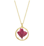 Catherine Weitzman | Birthmonth Flower gold vermeil necklace