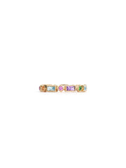 Anzie | Cléo Geometric Baguette Ring