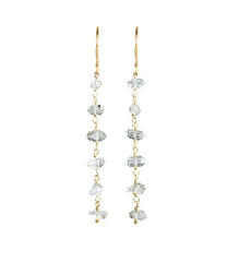 Catherine Weitzman | Long Herkimer Diamond Earrings