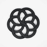 5.3"D Cast Iron Teapot Trivet Stand