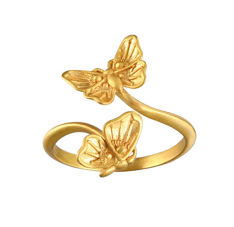 Satya |Freedom to Soar Adjustable Butterfly Ring