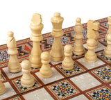 Manopoulos | Handcrafted Mosaic Traditional Style Backgammon Set