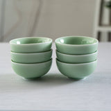 2.5"D Koi Fish Kung Fu Tea Cups 2 Piece Set