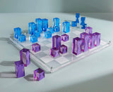 Jonathan Adler | Acrylic Chess Set - Blue & Purple
