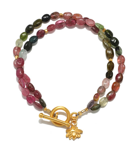 Satya | Peaceful Beginnings Tourmaline Toggle Bracelet