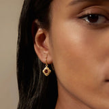 Satya | Strong Heart Garnet Drop Earrings
