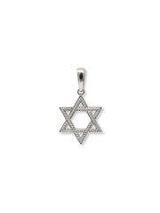 Anzie | Dew Drop Star of David Silver Pendant