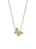 Anzie | Dew Drop Pavé Butterfly Necklace